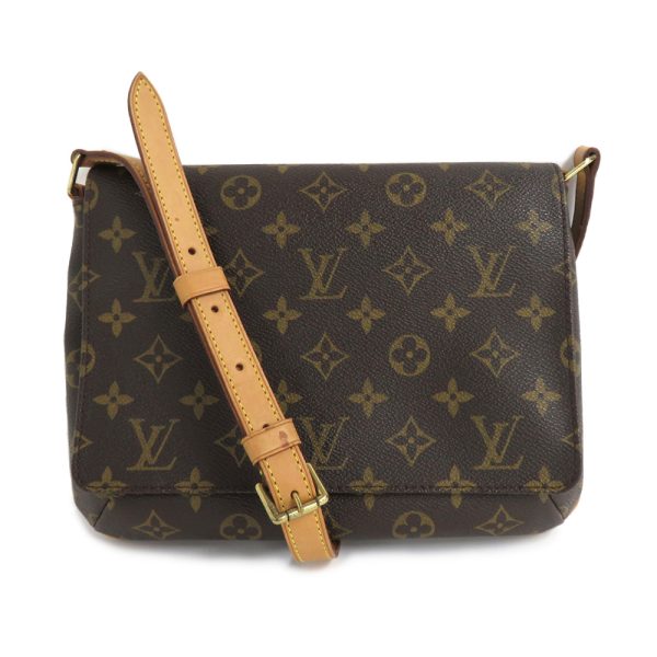 n2209 04 302211mi Louis Vuitton Musette Leather Canvas Tango short monogram shoulder bag