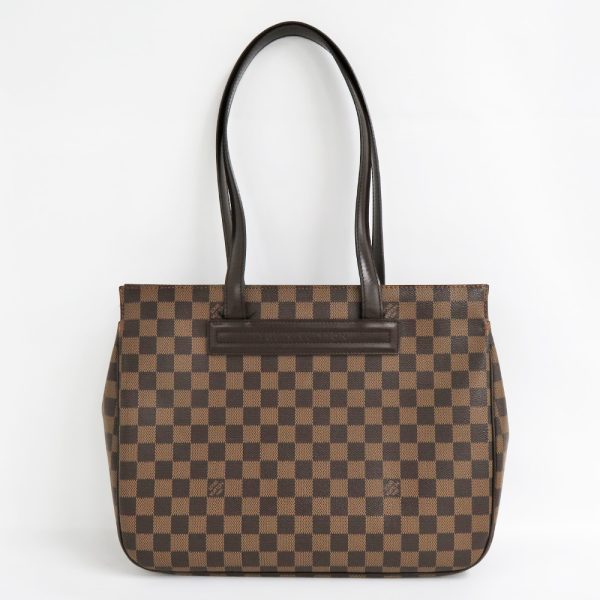 n2211 04 303292sh 01 Louis Vuitton Damier Parioli PM Shoulder Bag Brown