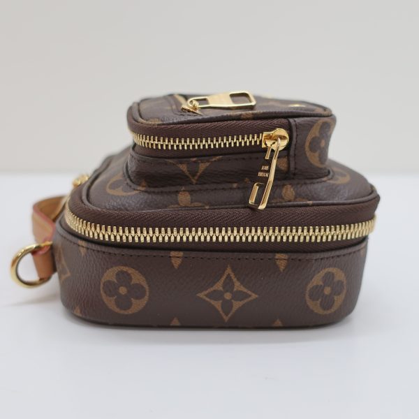 t2303 05 001590nt 05 Louis Vuitton Utility Crossbody Shoulder Bag Monogram Brown 2Way