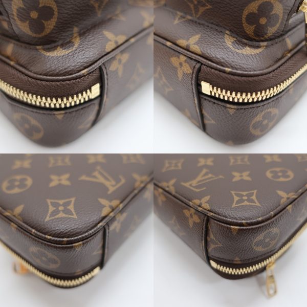 t2303 05 001590nt 07 Louis Vuitton Utility Crossbody Shoulder Bag Monogram Brown 2Way