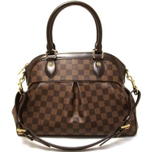 tak2300028 Louis Vuitton Hampstead GM Damier Ebene Tote Bag Brown Bag