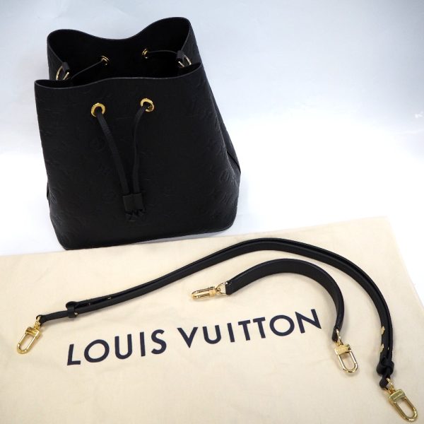 th935161 3 Louis Vuitton Monogram Implant Neonoe Noir Handbag