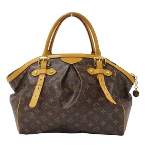 v0074969700 2 Louis Vuitton Neverfull Monogram Tote Bag Brown