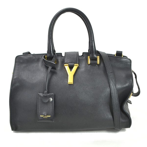 y15666a 1 Saint Laurent Baby Cabas Leather Handbag