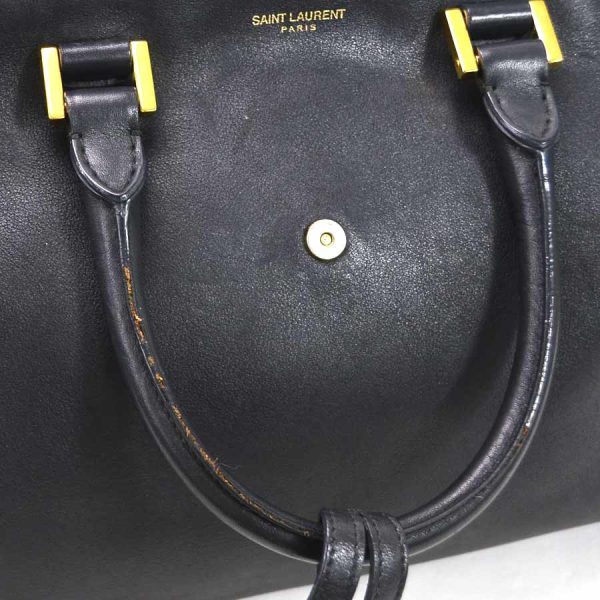 y15666a 3 Saint Laurent Baby Cabas Leather Handbag