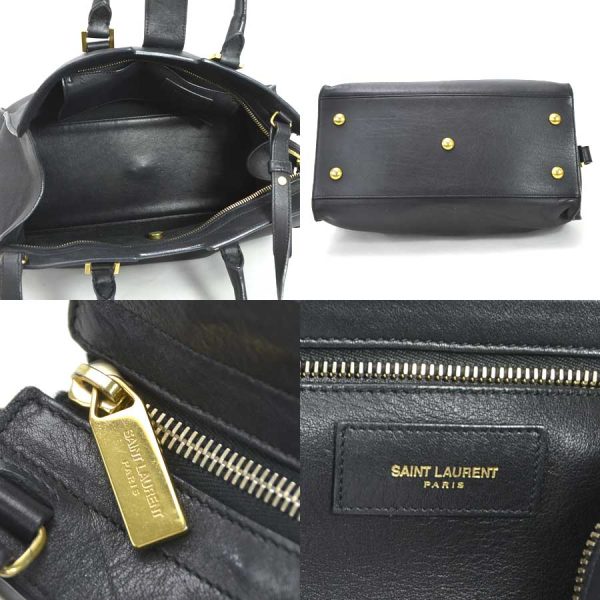 y15666a 5 Saint Laurent Baby Cabas Leather Handbag