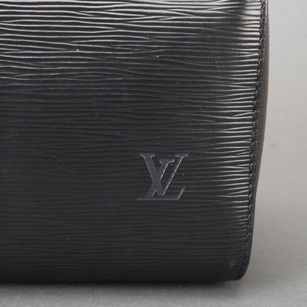 040518 320 4 Louis Vuitton Speedy 25 Handbag Epi Leather Noir Black