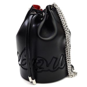 1 Louis Vuitton Wearable Wallet Shoulder Bag Crossbody Purse Calf Leather Black