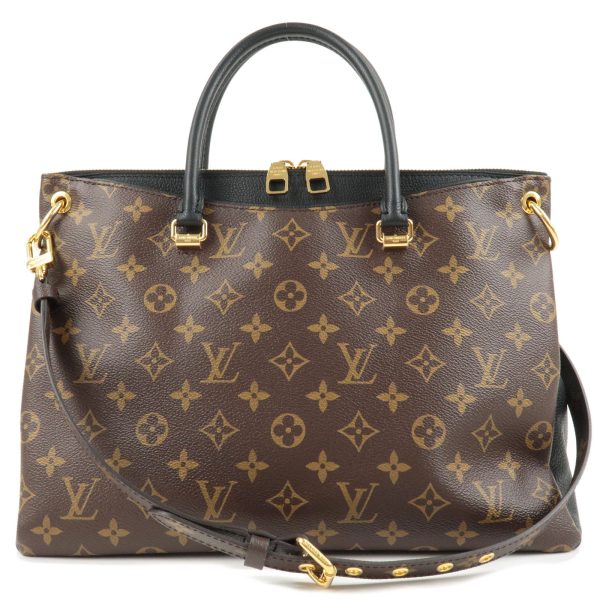 1 Louis Vuitton Monogram Pallas Handbag Shoulder Bag Noir