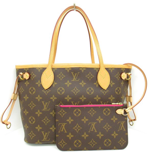 1 Louis Vuitton Neverfull PM Monogram Tote Bag