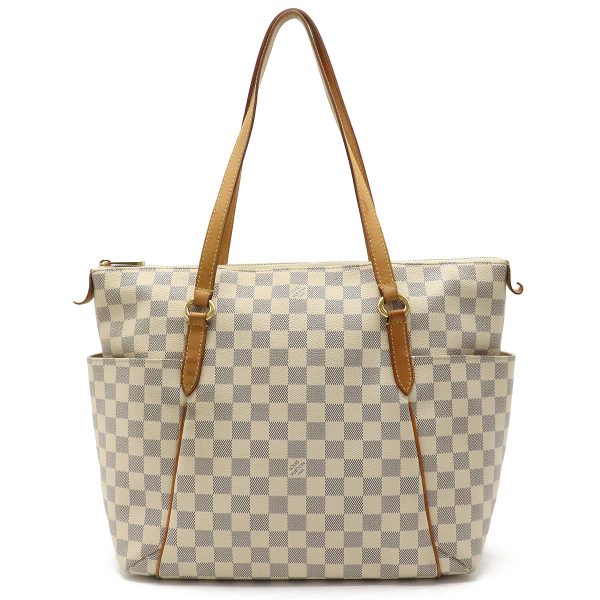 1 Louis Vuitton Totally MM Damier Azur Tote Shoulder Bag