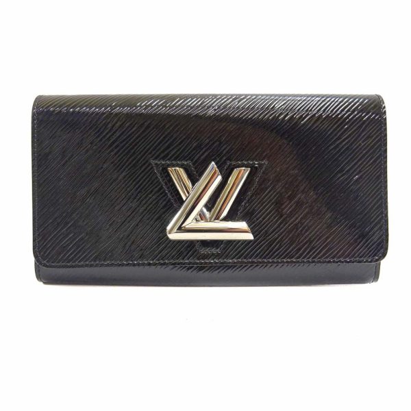 1 Louis Vuitton Epi Portefeuille Twist Long Wallet Black