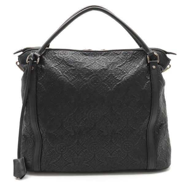 1 Louis Vuitton Monogram Antia Ixia MM Tote Bag Handbag Noir Black