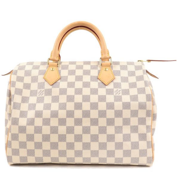 1 Louis Vuitton Damier Azur Speedy 30 HandBag