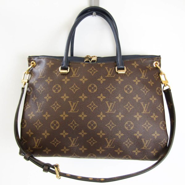 1 Louis Vuitton Monogram Pallas Shoulder Bag Black