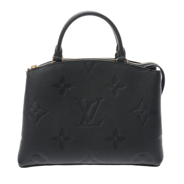 1 Louis Vuitton Monogram Emplant Petit Palais PM Noir