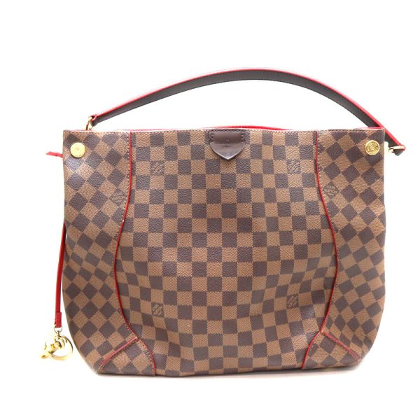 1 Louis Vuitton Kaisa Hobo Bag Shoulder Bag Damier Canvas Ebene Brown