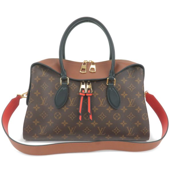 1 Louis Vuitton Monogram Tuileries Tote 2 Way Handbag Shoulder Bag