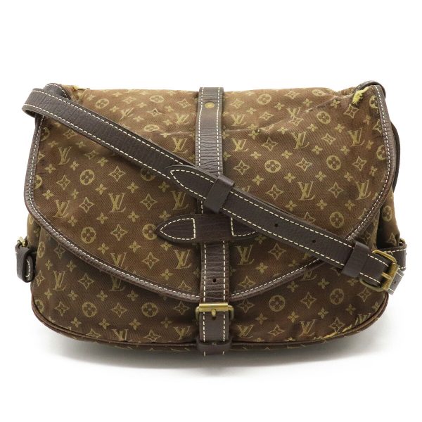 1 Louis Vuitton Monogram Minilan Saumur 30 Shoulder Bag Canvas Ebene