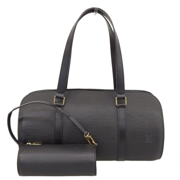 1 Louis Vuitton Epi Soufflot Noir Black Handbag