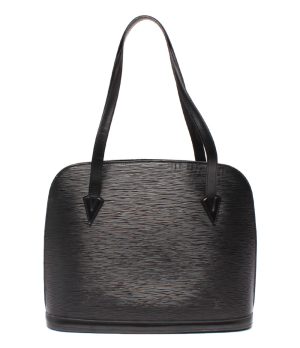 1 Saint Laurent Shoulder Bag Lou Camera Bag Leather Black