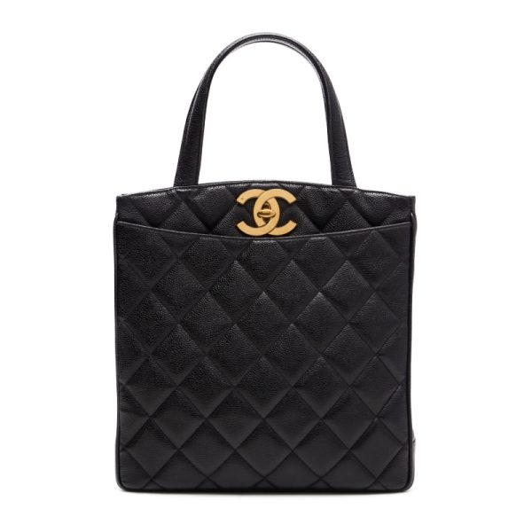 1 Chanel Matelasse TurnLock Cocomark Shoulder Bag