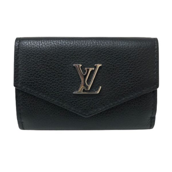 1 Louis Vuitton Portefeuille Lock Mini Compact Wallet Tri fold