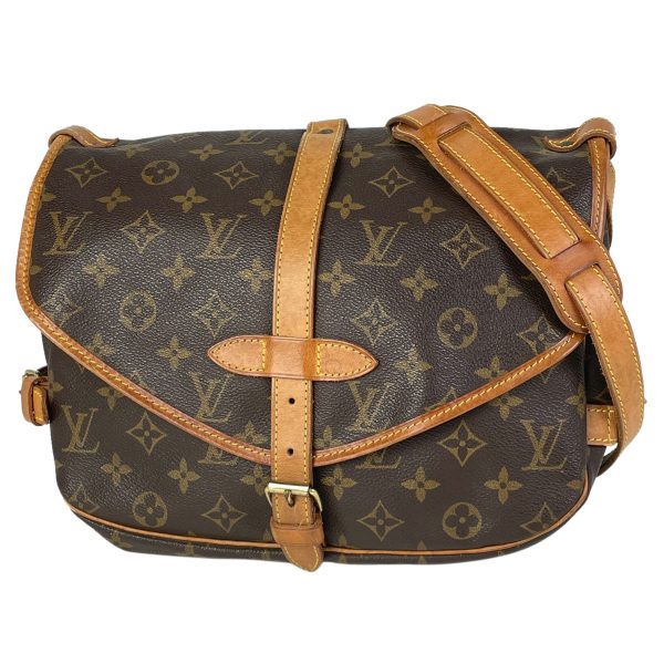 1 Louis Vuitton Saumur 30 Crossbody Shoulder Bag Monogram Brown