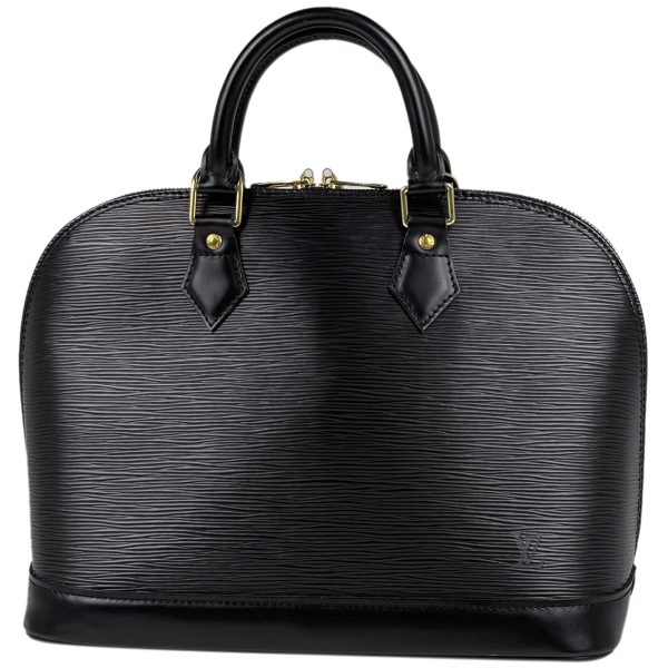 1 Louis Vuitton Alma Handbag Epi Noir Black