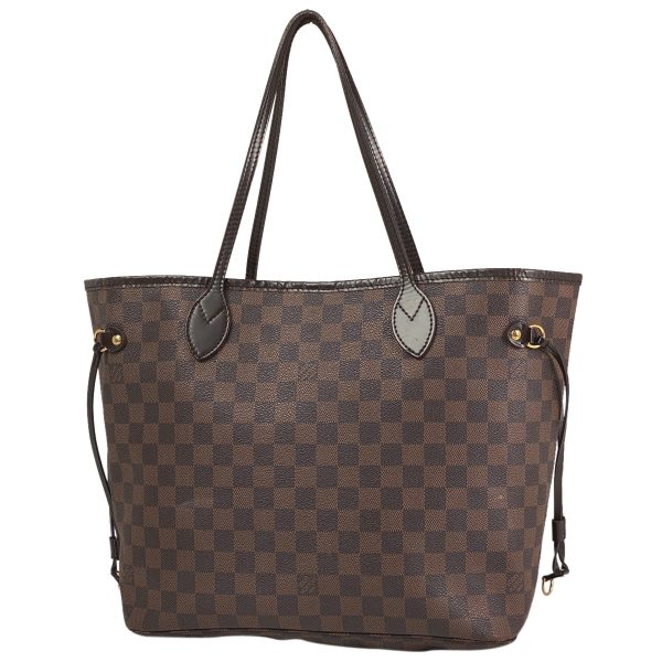 1 Louis Vuitton Neverfull MM Shoulder Bag Damier Ebene