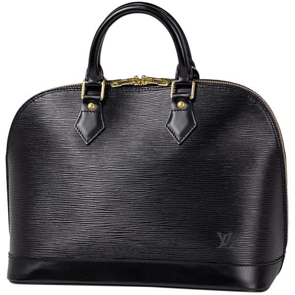 1 Louis Vuitton Alma Handbag Epi Noir Black