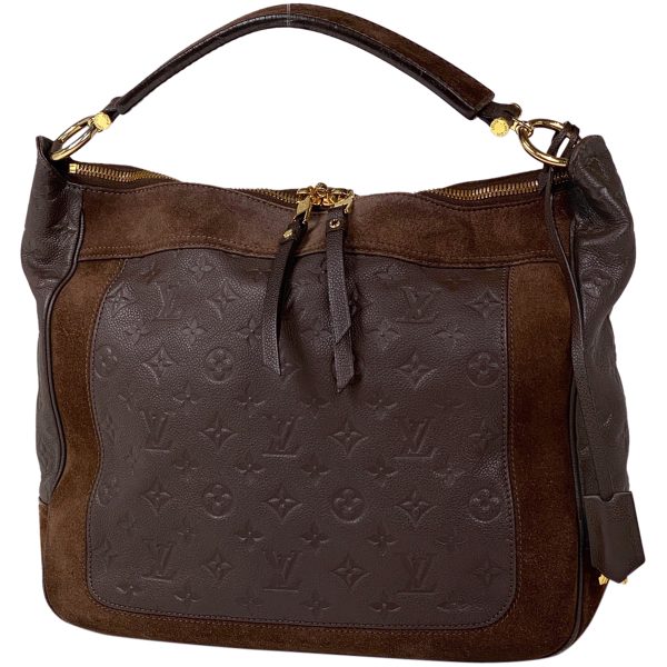 1 Louis Vuitton Audacious MM Shoulder Bag Monogram Implant Ombre Brown