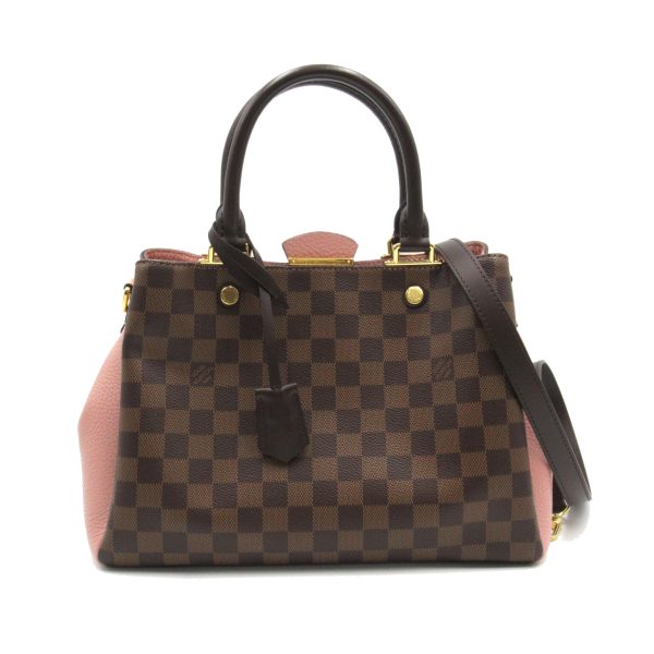 1 Louis Vuitton Brittany Shoulder Bag Pvc Coated Canvas Damier