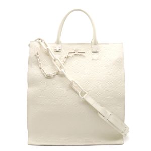 1 Louis Vuitton Iena PM Tote Bag Coated Canvas Damier Azur White