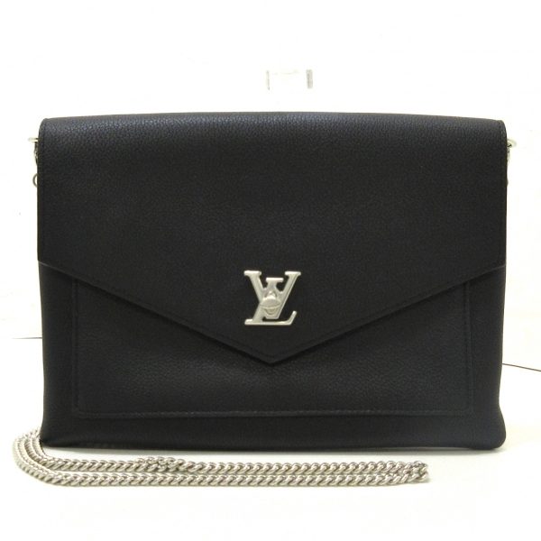 1 Louis Vuitton Pochette My Lock Me Shoulder Bag Noir