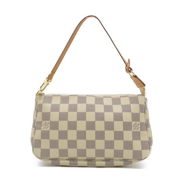 1 Louis Vuitton Pochette Accessoire Pouch Canvas Damier Azur