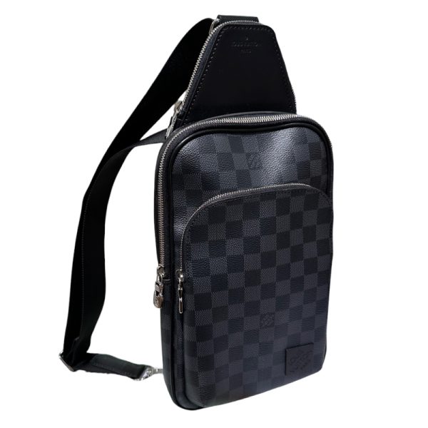 1 Louis Vuitton Avenue Sling Bag Damier Graphite Shoulder Bag