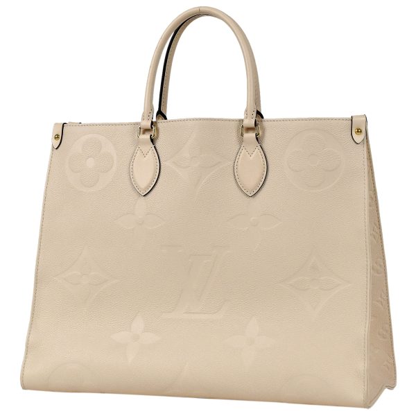 1 Louis Vuitton On The Go GM Shoulder Bag Monogram Creme