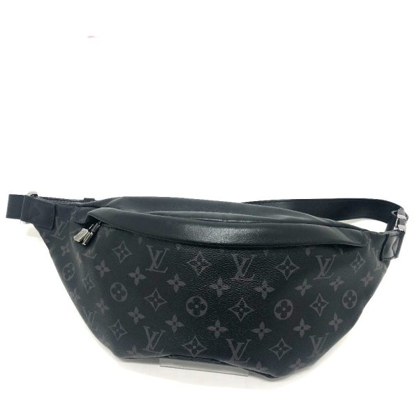 1 Louis Vuitton Eclipse Body Bag Discovery Bum Bag PM Eclipse Canvas Black