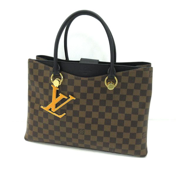 1 Louis Vuitton Damier Riverside Handbag Brown