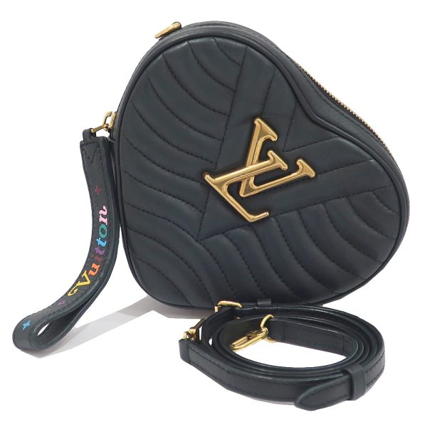 1 Louis Vuitton Heart Bag New Wave Calf Leather 2way Clutch