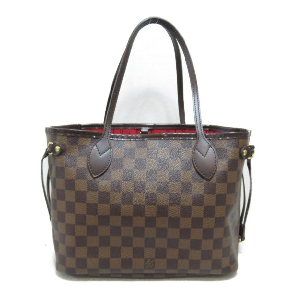 1 Louis Vuitton Neverfull MM Tote Coated Canvas Damier Ebene