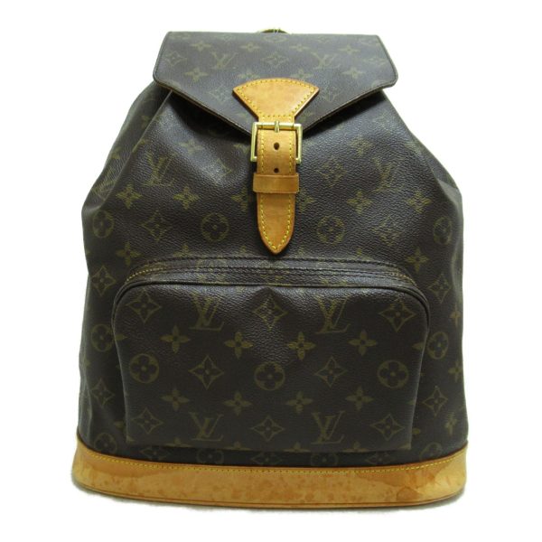 1 Louis Vuitton Montsouris GM Rucksack Backpack Canvas Monogram Brown