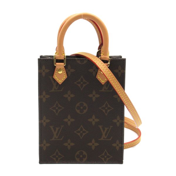 1 Louis Vuitton Petite Sac Plat Shoulder Bag Canvas Monogram