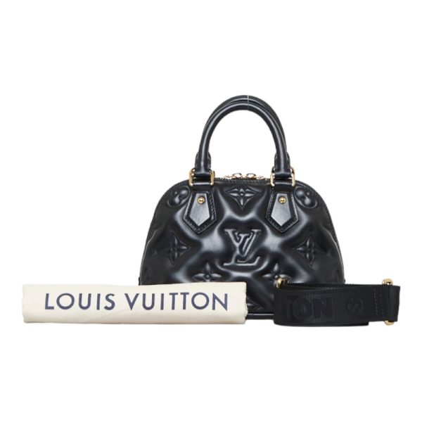 1 Louis Vuitton Bubblegram Alma soft BB Handbag Shoulder Bag Noir Black