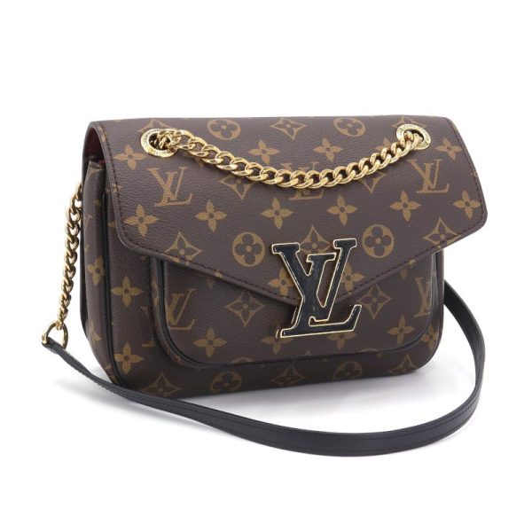 1 Louis Vuitton Passy Shoulder Bag Monogram Handbag Brown