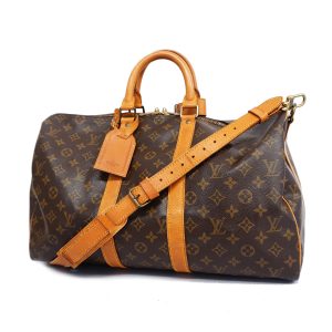 1 Louis Vuitton Monogram Compiegne Clutch Bag Brown