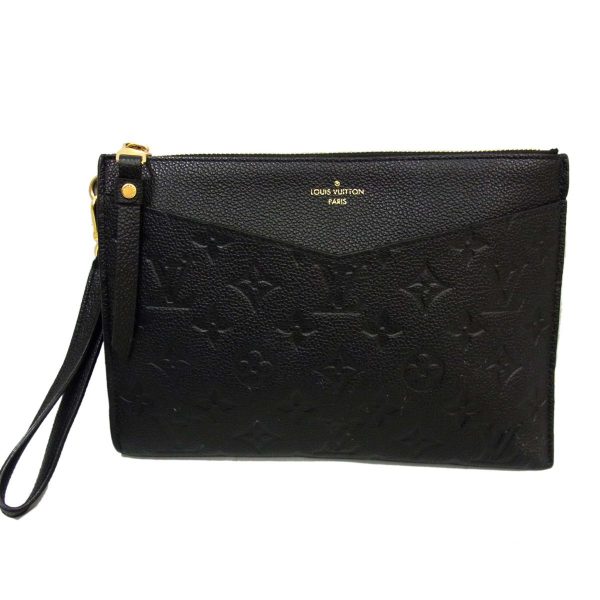 1 Louis Vuitton Monogram Empreinte Pochette Melanie Clutch Bag