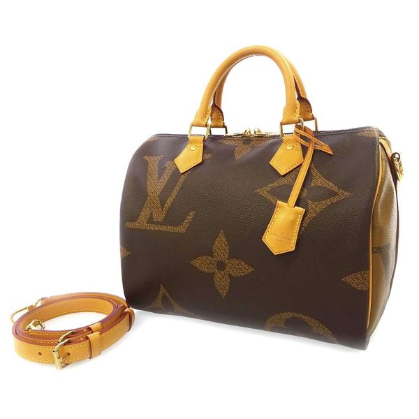 1 Louis Vuitton Handbag Monogram Giant Speedy Bandouliere 30 2way Black