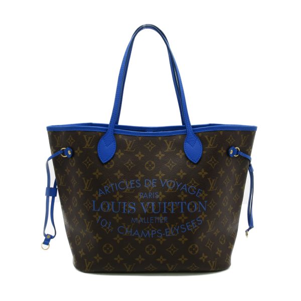 1 Louis Vuitton Neverfull MM Tote Bag PVC Coated Canvas Monogram